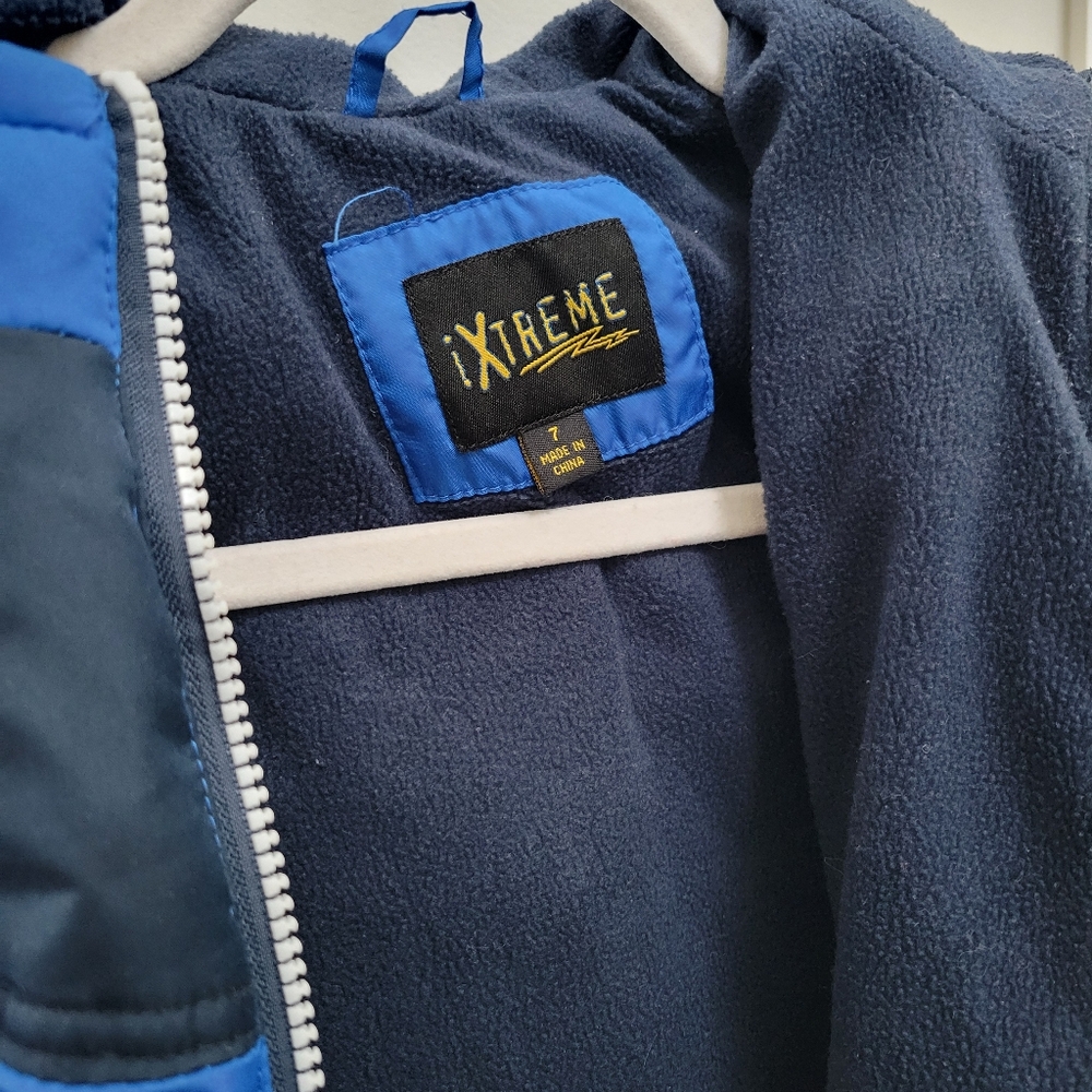 Ixtreme (Boys) Colorblock Quilted Puffer Jacket Size 7 - Picture 7 of 9